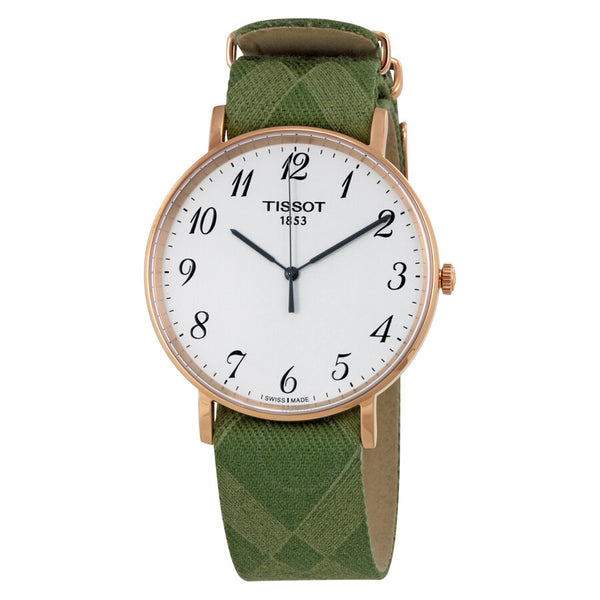 Tissot Everytime Large NATO White Dial Men's Watch T1096103803200 - The Watches Men & Co