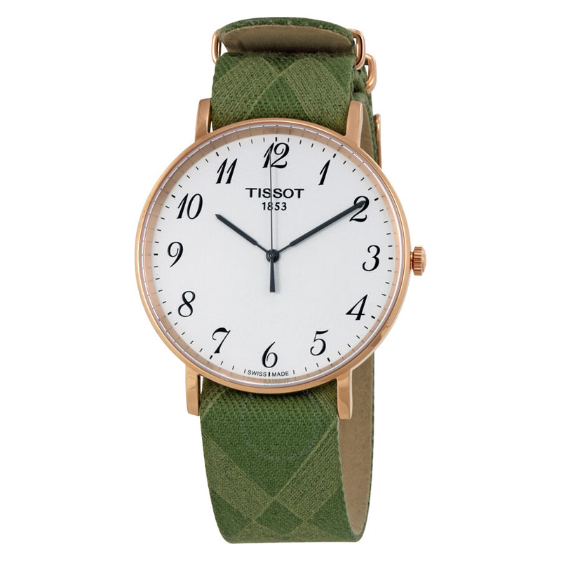 Tissot Everytime Large NATO White Dial Men's Watch T1096103803200 - The Watches Men & Co