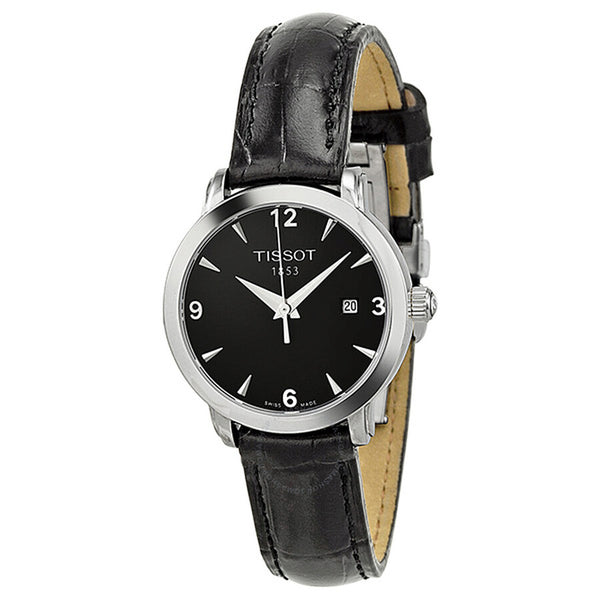 Tissot Everytime Black Dial Ladies Watch T057.210.16.057.00 - The Watches Men & Co
