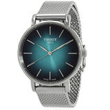 Tissot Everytime Quartz Graded Green-Black Dial Ladies Watch T1432101109100 - The Watches Men & Co