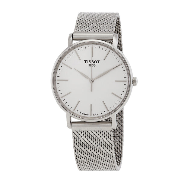 Tissot Everytime Quartz White Dial Men's Watch T1434101101100 - The Watches Men & Co
