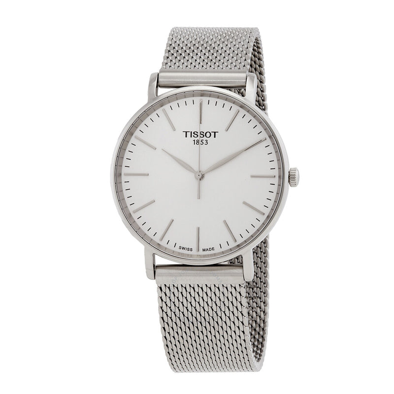 Tissot Everytime Quartz White Dial Men's Watch T1434101101100 - The Watches Men & Co