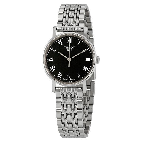 Tissot Everytime Small Black Dial Ladies Watch T1092101105300 - The Watches Men & Co