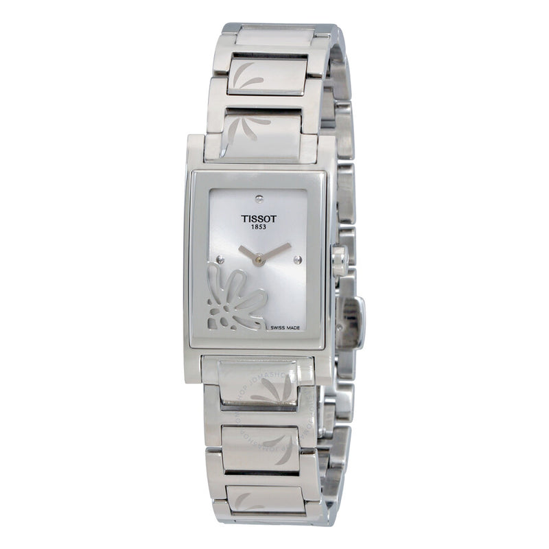 Tissot Fabulous Garden Silver Dial Ladies Watch T017.109.11.031.00 - The Watches Men & Co