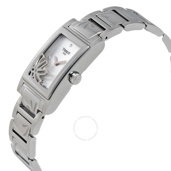 Tissot Fabulous Garden Silver Dial Ladies Watch T017.109.11.031.00 - The Watches Men & Co #2