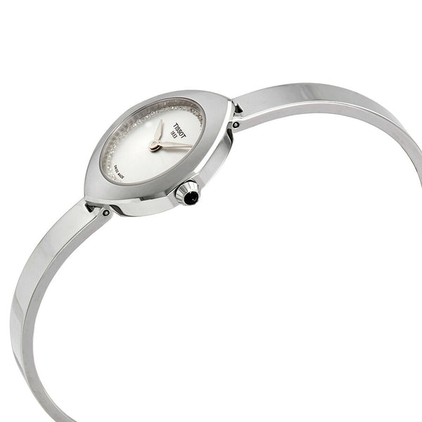Tissot Femini-T Diamond Silver Dial Ladies Watch T113.109.11.036.00 - The Watches Men & Co #2