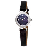 Tissot Femini-T  Mother of Pearl Dial Ladies Black Leather Watch T113.109.16.126.00 - The Watches Men & Co