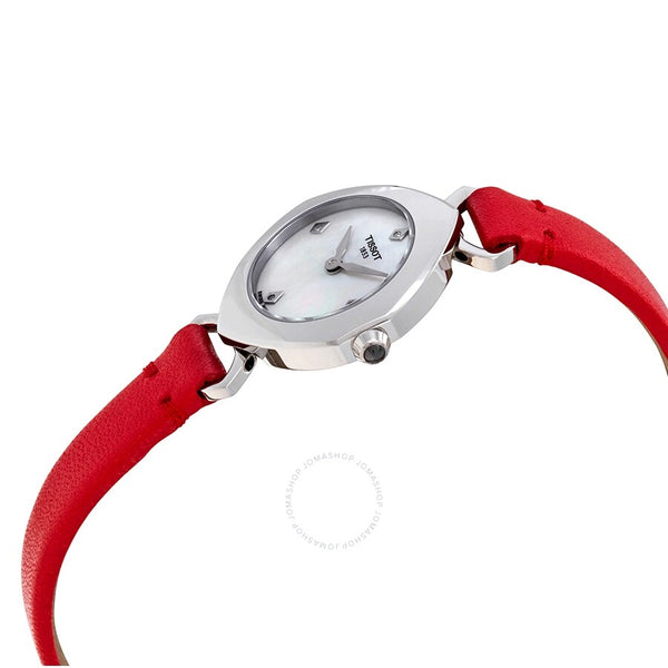 Tissot Femini-T Mother of Pearl Dial Diamond Ladies Watch T113.109.16.116.00 - The Watches Men & Co #2
