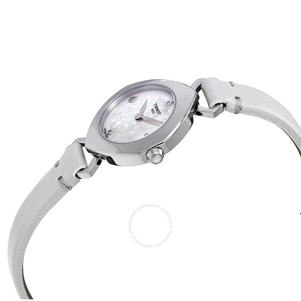 Tissot Femini-T Mother of Pearl Diamond Dial Ladies Watch T1131091611601 - The Watches Men & Co #2