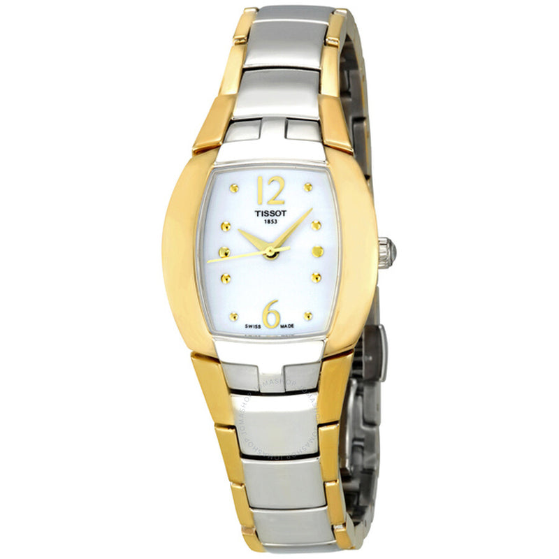 Tissot Femini-T Mother of Pearl Stainless Steel Ladies Watch T0533102201700 - The Watches Men & Co