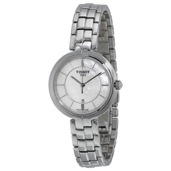 Tissot Flamingo Mother of Pearl Dial Ladies Watch T0942101111100 - The Watches Men & Co