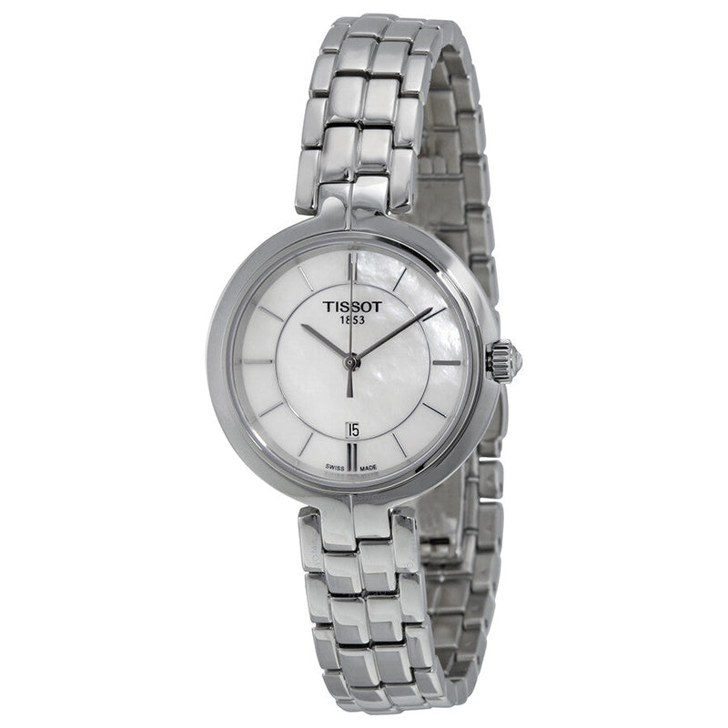 Tissot Flamingo Mother of Pearl Dial Ladies Watch T0942101111100 - The Watches Men & Co