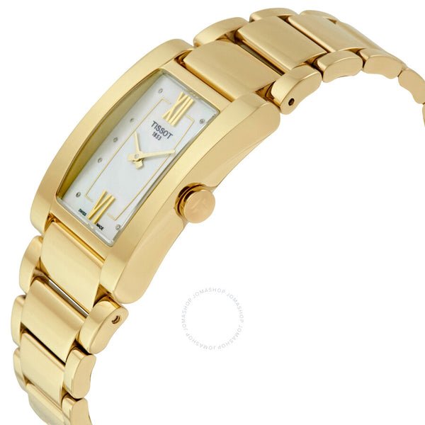 Tissot Generosi-T Mother of Pearl Dial Ladies Watch T105.309.33.116.00 - The Watches Men & Co #2
