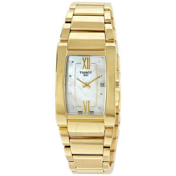 Tissot Generosi-T Mother of Pearl Dial Ladies Watch T105.309.33.116.00 - The Watches Men & Co