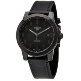 Tissot Gentleman Black Dial Black Leather Men's Watch T098.407.36.052.00 - The Watches Men & Co