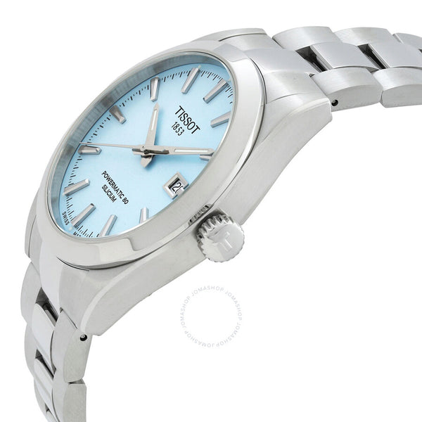 Tissot Gentleman Powermatic 80 Automatic Ice Blue Dial Watch T127.407.11.351.00 - The Watches Men & Co #2