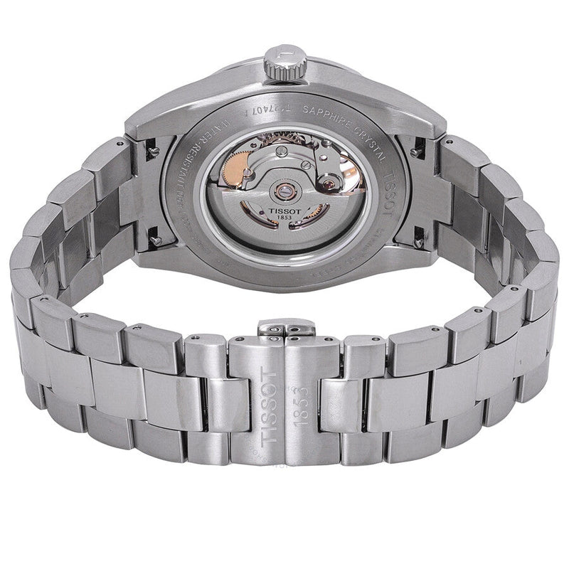 Tissot Gentleman Powermatic 80 Open Heart Automatic Silver Dial Watch T127.407.11.031.01 - The Watches Men & Co #3