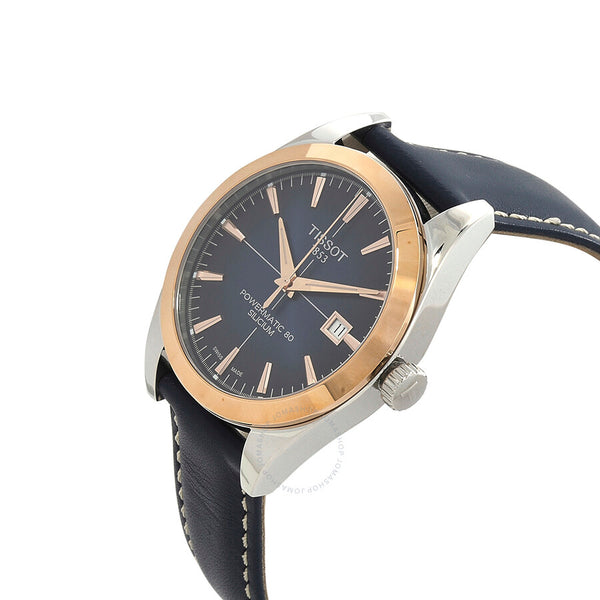 Tissot Gentleman Powermatic 80 Silicium Automatic Chronometer Blue Dial Men's Watch T927.407.46.041.00 - The Watches Men & Co #2