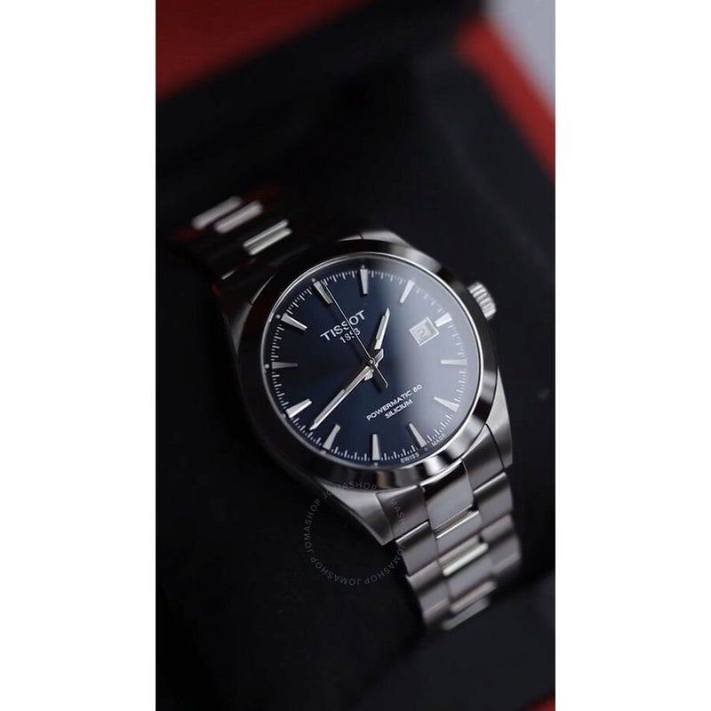 Tissot Gentleman Powermatic 80 Automatic Blue Dial Men's Watch T127.407.11.041.00 - The Watches Men & Co #4