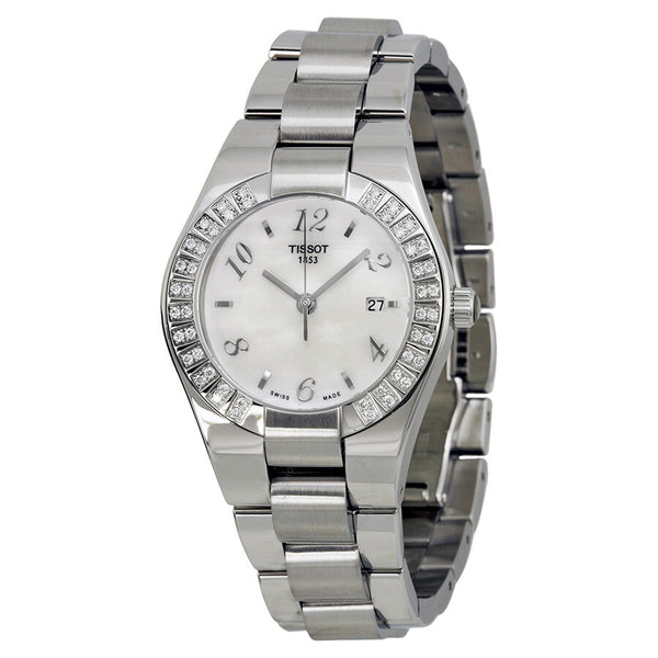 Tissot Glam Sport Mother of Pearl Dial Stainless Steel Ladies Watch T0432101111701 - The Watches Men & Co