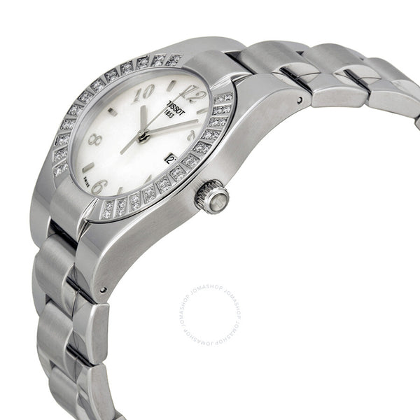 Tissot Glam Sport Mother of Pearl Dial Stainless Steel Ladies Watch T0432101111701 - The Watches Men & Co #2