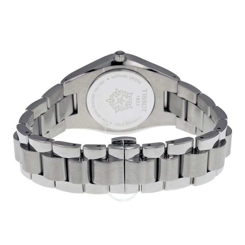Tissot Glam Sport Mother of Pearl Dial Stainless Steel Ladies Watch T0432101111701 - The Watches Men & Co #3