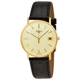 Tissot Goldrun Hesalite Champagne Dial Unisex Watch T71340121 - The Watches Men & Co