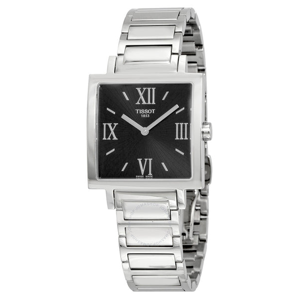 Tissot Happy Chic Black Dial Ladies Watch T034.309.11.053.00 - The Watches Men & Co