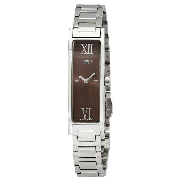 Tissot Happy Chic Brown Dial Ladies Watch T015.309.11.298.00 - The Watches Men & Co