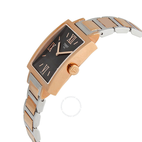 Tissot Happy Chic Quartz Black Dial Two-tone Ladies Watch T034.309.32.068.00 - The Watches Men & Co #2