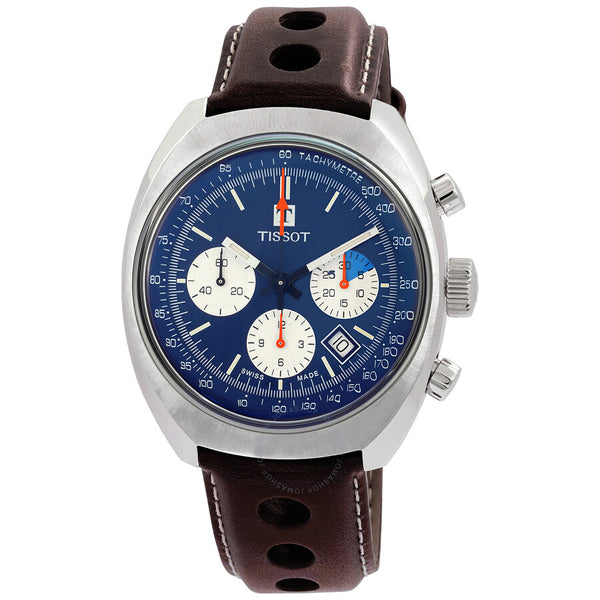 Tissot Heritage Chronograph Automatic Blue Dial Unisex Watch T124.427.16.041.00 - The Watches Men & Co