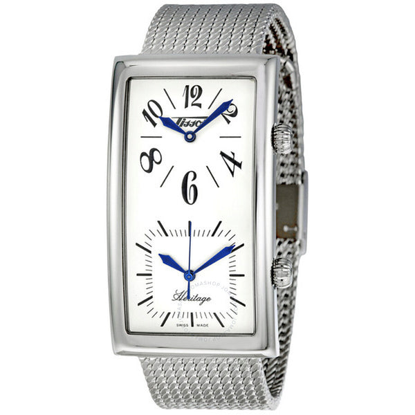Tissot Heritage White Dual Time Dial Men's Watch T56.1.683.79 - The Watches Men & Co