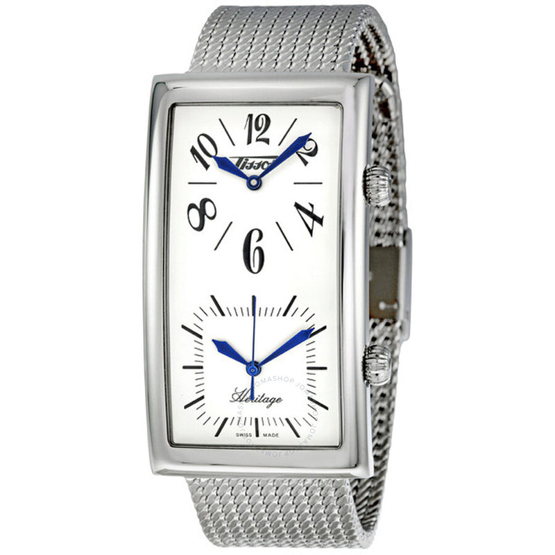 Tissot Heritage White Dual Time Dial Men's Watch T56.1.683.79 - The Watches Men & Co