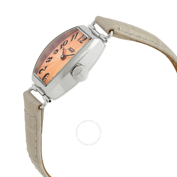 Tissot Heritage Quartz Orange Dial Ladies Watch T128.109.16.282.00 - The Watches Men & Co #2