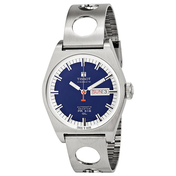 Tissot Heritage Visodate Navy Dial Stainless Steel Men's Watch T0714301104100 - The Watches Men & Co