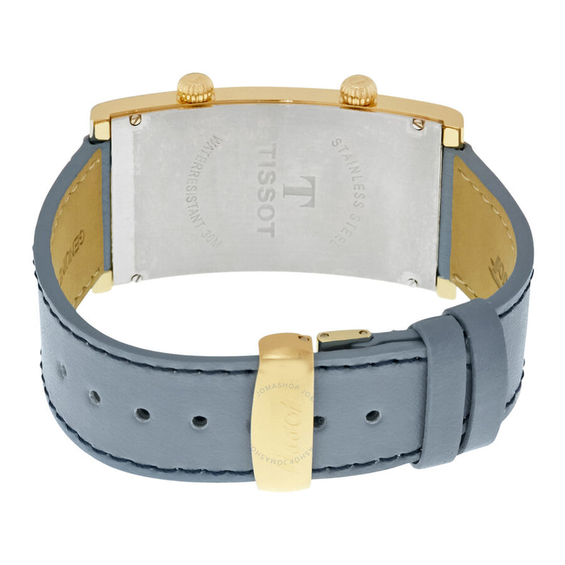 Tissot Heritage Champagne Dial Blue Leather Ladies Watch T56.5.623.39 - The Watches Men & Co #3