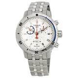Tissot Ice Hockey Chronograph White Dial Stainless Steel Men's Watch T0674171101700 - The Watches Men & Co