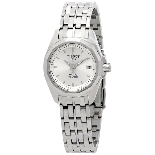 Tissot Ladies PRC100 Silver Dial Watch T008.010.11.031.00 - The Watches Men & Co
