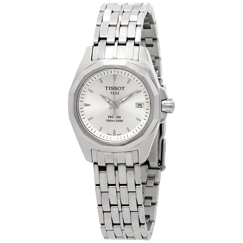 Tissot Ladies PRC100 Silver Dial Watch T008.010.11.031.00 - The Watches Men & Co