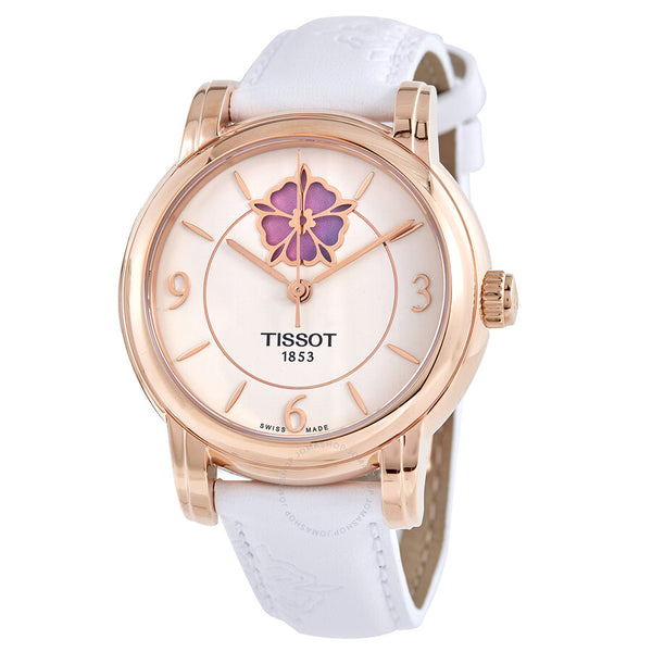 Tissot Lady Heart Automatic White Dial Ladies Watch T050.207.37.017.05 - The Watches Men & Co