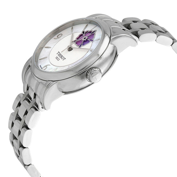 Tissot Lady Heart Automatic White Mother of Pearl Dial Ladies Watch T050.207.11.117.05 - The Watches Men & Co #2