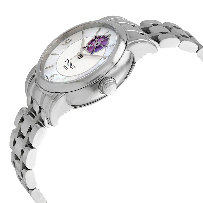 Tissot Lady Heart Automatic White Mother of Pearl Dial Ladies Watch T050.207.11.117.05 - The Watches Men & Co #2