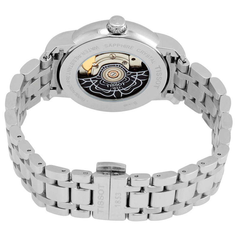 Tissot Lady Heart Automatic White Mother of Pearl Dial Ladies Watch T050.207.11.117.05 - The Watches Men & Co #3