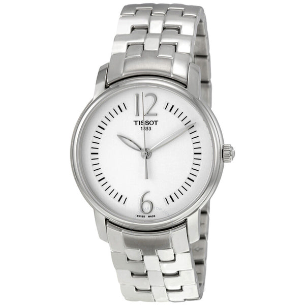 Tissot Lady Round Silver Dial Stainless Steel Ladies Watch T0522101103700 - The Watches Men & Co