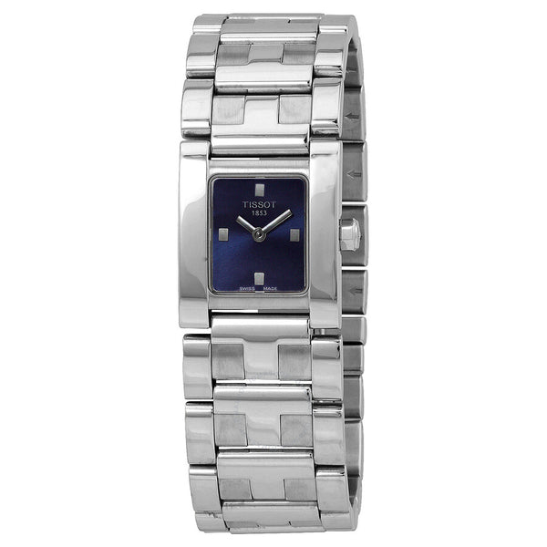 Tissot Lady T2 Quartz Blue Dial Ladies Watch T63.1.185.41 - The Watches Men & Co