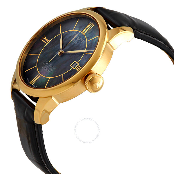 Tissot Le Locle Automatic Black Mother of Pearl Dial Men's Watch T41.5.423.93 - The Watches Men & Co #2
