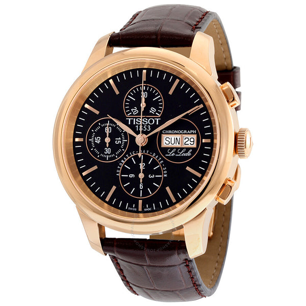 Tissot Le Locle Automatic Chronograph Black Dial Men's Watch T41.5.317.51 - The Watches Men & Co