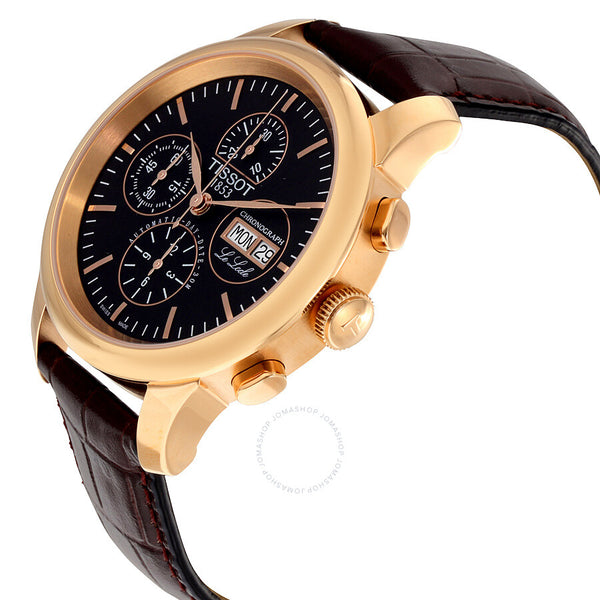 Tissot Le Locle Automatic Chronograph Black Dial Men's Watch T41.5.317.51 - The Watches Men & Co #2