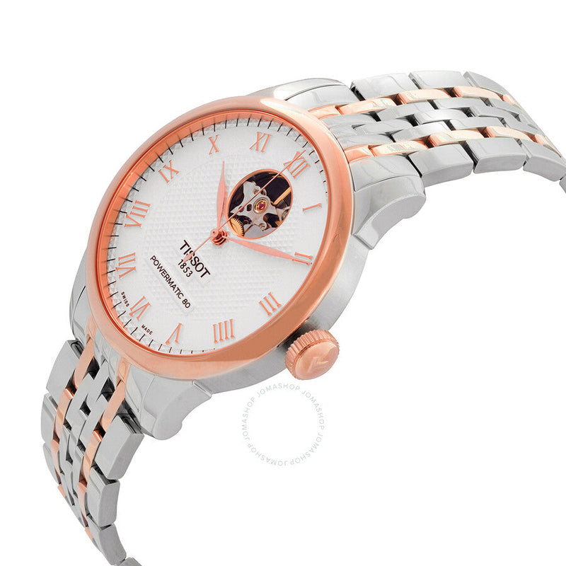 Tissot Le Locle Automatic Open Heart Silver Dial Men's Watch T006.407.22.033.02 - The Watches Men & Co #2