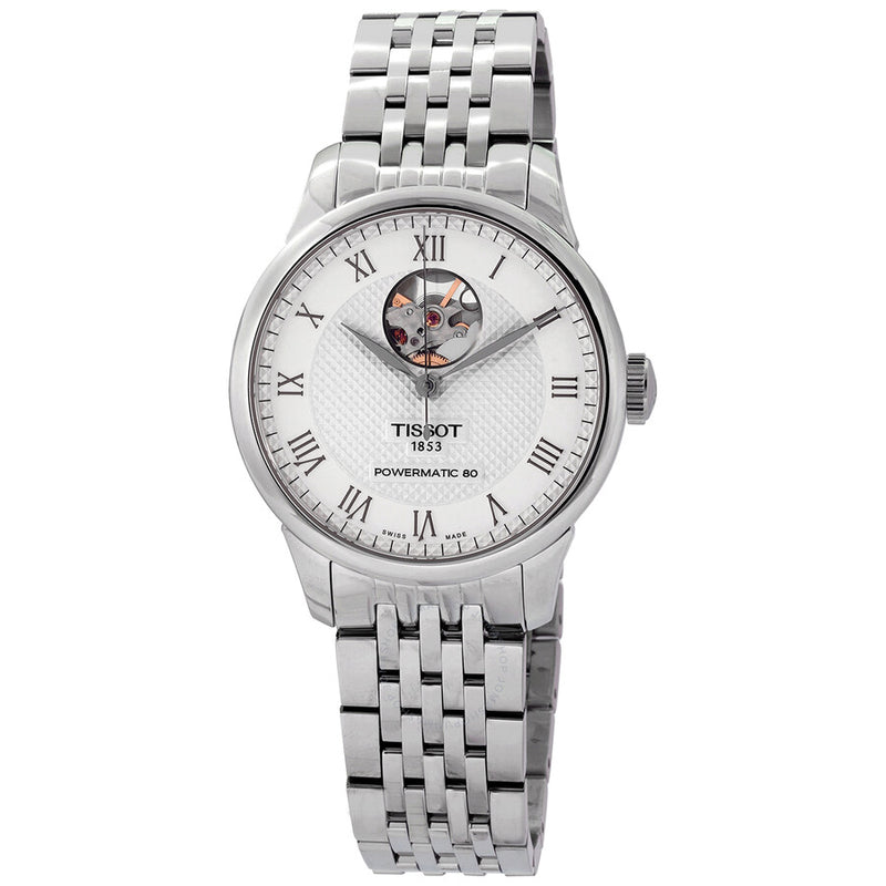 Tissot Le Locle Automatic Open Heart Silver Dial Men's Watch T0064071103302 - The Watches Men & Co